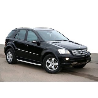 Boční nášlapy Fullmond (2 ks, hliník) Mercedes ML W164 2005–2011 fotografie 3