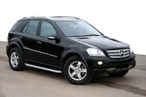 Mercedes ML W164 2005–2011 Boční nášlapy Fullmond (2 ks, hliník) fotografie 3