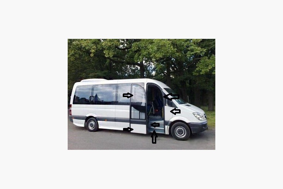 Volkswagen Crafter 2006–2016 Sada pro dveře spolujezdce Image