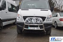 Mercedes Sprinter W906 2006–2018 Vysoký nerezový přední ochranný rám WT018 fotografie 4
