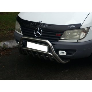 Bullbar WT002 (nerez) Mercedes Sprinter W901/902/903/904/905 1995–2006 fotografie 3
