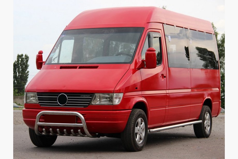 Mercedes Sprinter W901/902/903/904/905 1995–2006 Přední ochranný rám WT008 (nerez) Image