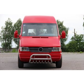 Přední ochranný rám WT008 (nerez) Mercedes Sprinter W901/902/903/904/905 1995–2006 fotografie 2