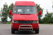Mercedes Sprinter W901/902/903/904/905 1995–2006 Přední ochranný rám WT008 (nerez) fotografie 2