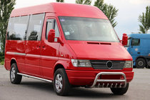 Mercedes Sprinter W901/902/903/904/905 1995–2006 Přední ochranný rám WT008 (nerez) fotografie 3