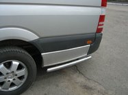 Mercedes Sprinter W907/W910 2018– Boční trubky za zadním kolem (2 ks, nerez) fotografie 5