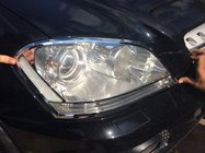 Mercedes ML W164 2005–2011 Chromové rámečky světlometů (2 ks, plast) fotografie 1