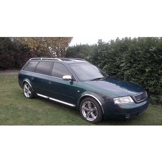 Nerezové lišty na lemy blatníků (4 ks) Audi A6 C5 2001–2004 fotografie 1