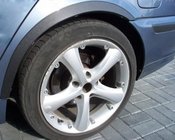 BMW řada 3 E46 1998–2006 Lemy blatníků (4 ks, černé) fotografie 1
