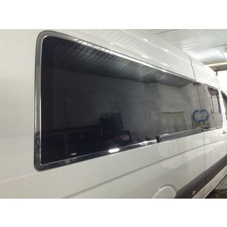 Kompletní nerezové lišty kolem oken Long / ExraLong Mercedes Sprinter W906 2006–2018 fotografie 1