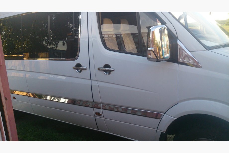 Mercedes Sprinter W906 2006–2018 Chromové kryty zpětných zrcátek (2 ks) Fotografie 15