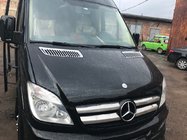 Mercedes Sprinter W906 2006–2018 Lišty na masku (2006-2013, nerez) OmsaLine - italská nerezová ocel fotografie 1