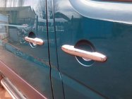 Volkswagen Crafter 2006–2016 Chromové kryty klik dveří (4 ks, nerez) Carmos - turecká ocel fotografie 2
