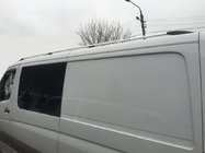 Mercedes Sprinter W906 2006–2018 Střešní ližiny DD 265 cm, chrom, plastová patka fotografie 1