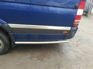 Mercedes Sprinter W907/W910 2018– Boční trubky za zadním kolem (2 ks, nerez) fotografie 6