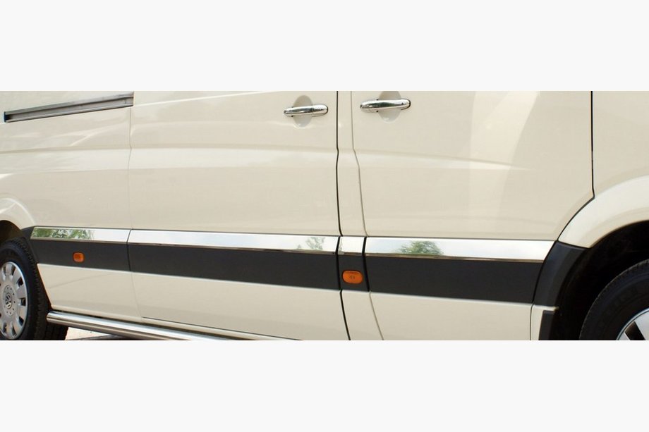 Mercedes Sprinter W906 2006–2018 Nerezové lišty na dveře Fotografie 2