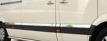 Volkswagen Crafter 2006–2016 Nerezové lišty na dveře fotografie 2
