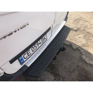 Ochranná lišta zadního nárazníku MATNÁ (Omsa, nerez) fotografie 3
