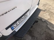 Volkswagen Crafter 2006–2016 Ochranná lišta zadního nárazníku MATNÁ (Omsa, nerez) fotografie 3