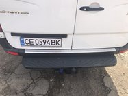 Volkswagen Crafter 2006–2016 Ochranná lišta zadního nárazníku MATNÁ (Omsa, nerez) fotografie 4