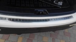 Nissan Qashqai 2014–2021 Ochranná lišta zadního nárazníku OmsaLine (2014-2017, nerez) fotografie 4