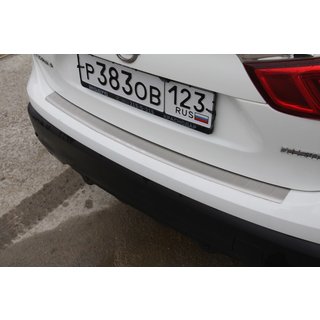 Ochranná lišta zadního nárazníku OmsaLine (2014-2017, nerez) Nissan Qashqai 2014–2021 fotografie 3