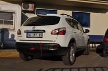 Nissan Qashqai 2007–2010 Nerezová ochranná lišta hrany kufru Carmos - turecká ocel fotografie 2