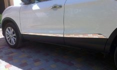 Nissan Qashqai 2014–2021 Dveřní lišty OmsaLine (4 ks, nerez) fotografie 1