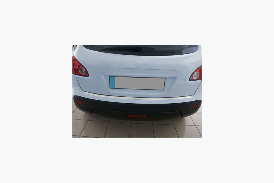 Nissan Qashqai 2007–2010 Nerezová lišta na zadní nárazník OmsaLine Mat, standardní základna Image