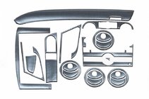Chevrolet Aveo T250 2005–2011 Kryty palubní desky (velká sada) fotografie 1