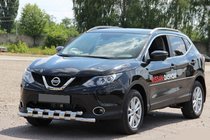 Nissan Qashqai 2007–2010 Přední ochranný rám ST015 (nerez) fotografie 1