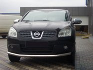 Nissan Qashqai 2007–2010 Přední ochranný rám ST008 (nerez) fotografie 1