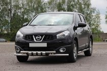Nissan Qashqai 2010–2014 Přední nerezový ochranný rám ST009-15 fotografie 1