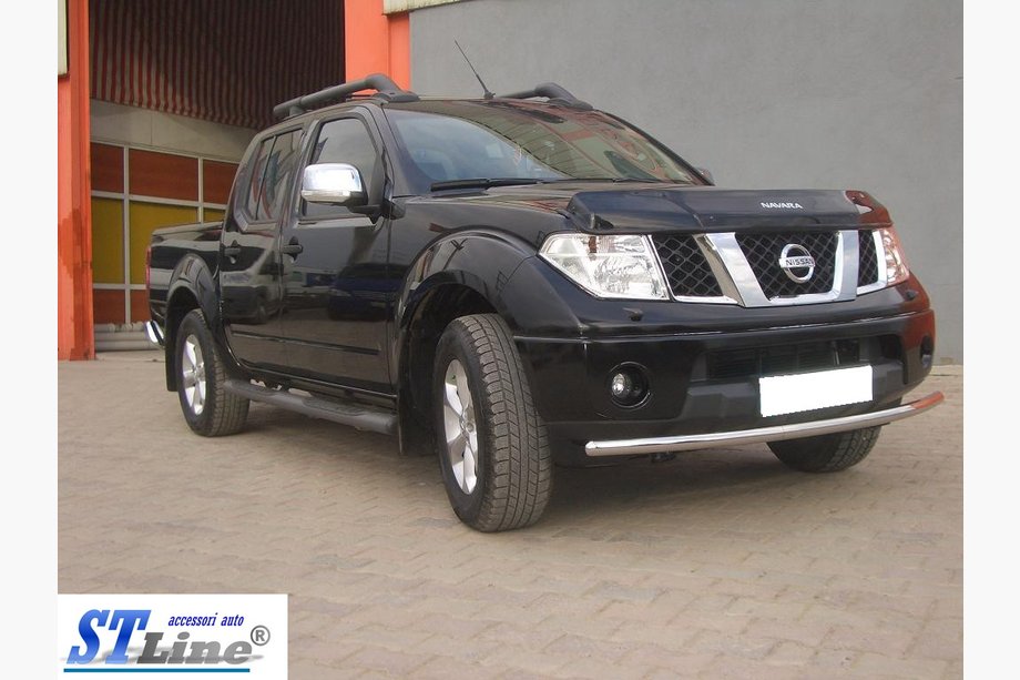 Nissan Navara 2006–2015 Přední ochranný rám ST008 (nerez) Fotografie 2
