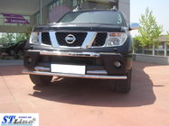 Nissan Pathfinder R51 2005–2014 Přední ochranný rám ST008-1 (nerez) fotografie 3