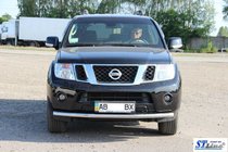 Nissan Pathfinder R51 2005–2014 Přední ochranný rám ST008-1 (nerez) fotografie 8
