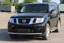 Nissan Pathfinder R51 2005–2014 Přední ochranný rám ST008-1 (nerez) fotografie 1