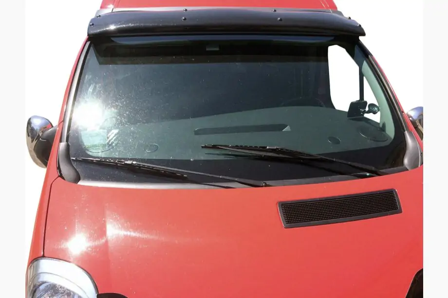 Renault Trafic 2001–2015 Sluneční kšilt na čelní sklo (černý lesk, 5 mm) Image