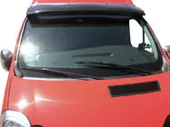 Renault Trafic 2001–2015 Sluneční kšilt na čelní sklo (černý lesk, 5 mm) fotografie 1