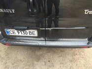 Nissan Primastar 2002–2014 Ochranné lišty na zadní nárazník (Omsa, nerez) fotografie 2