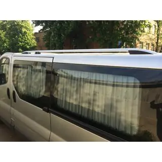 Střešní podélníky Skyport (šedé) Opel Vivaro 2001–2015 fotografie 2