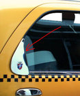 Fiat Albea 2002–2012 Chromový trojúhelník na okno (nerez) fotografie 1