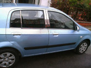Hyundai Getz 2002– Nerezové kryty sloupků fotografie 1