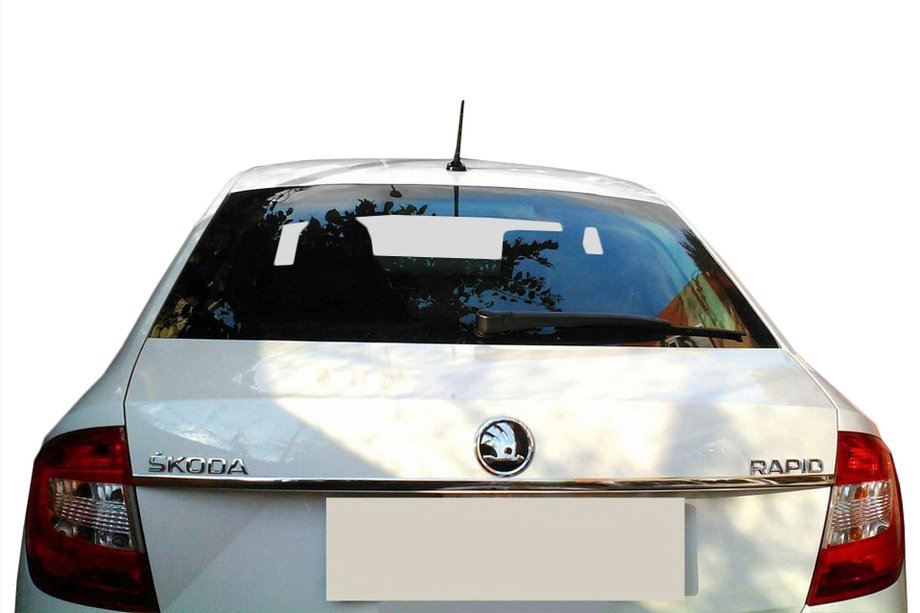 Skoda Rapid 2012–2019 Chromová lišta nad SPZ Tit-design (nerez) Image