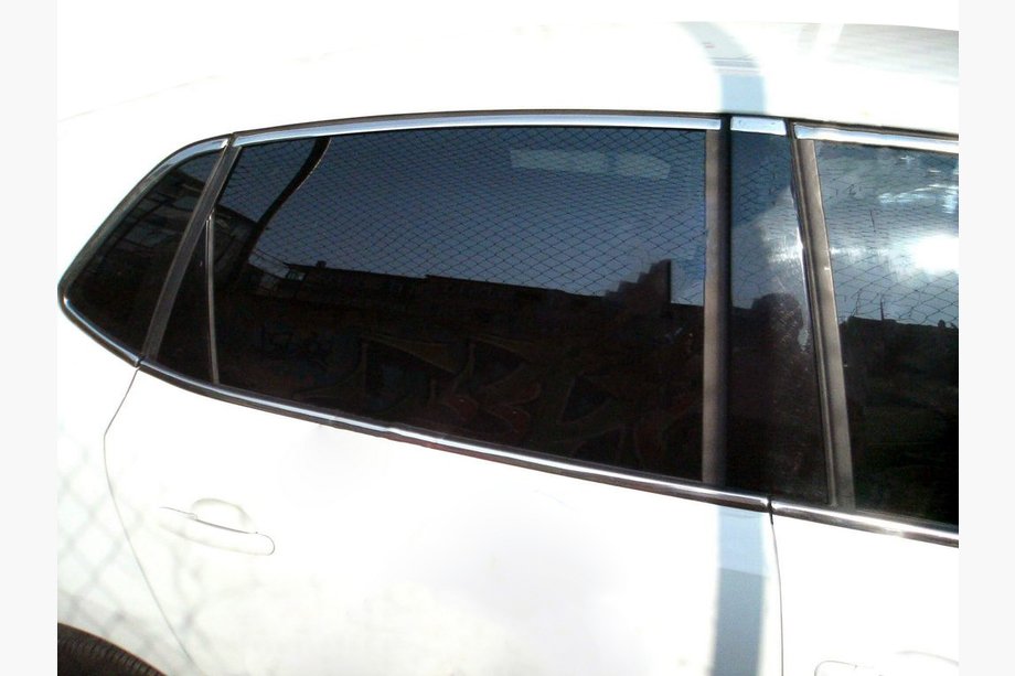 Volkswagen Polo 2010–2017 Kompletní okenní lišty HB (6 ks, nerez) Image