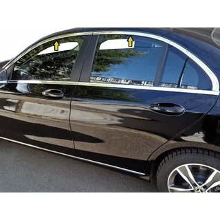 Horní okenní lišty (nerez) Mercedes C-Class W205 2014–2021 fotografie 1