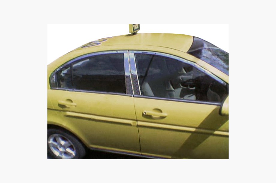 Hyundai Accent 2006–2010 Nerezové lišty dveřních sloupků Image