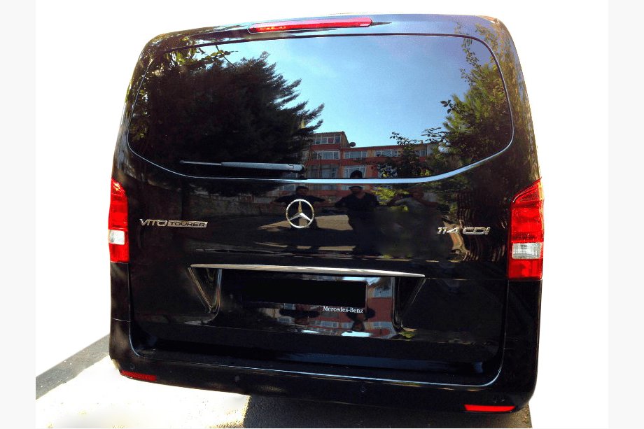 Mercedes Vito/V-class W447 2014– Úzká nerezová lišta nad SPZ Image