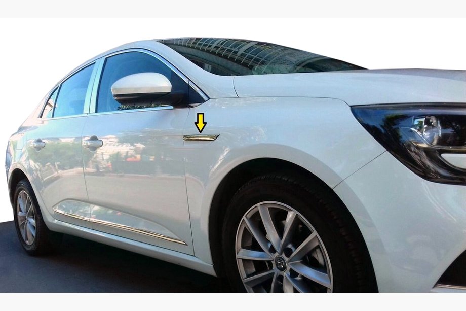 Renault Megane IV 2016–2025 Lemy blatníků 2016-2020 (nerez) Image