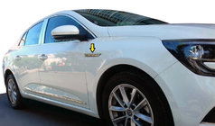 Renault Megane IV 2016–2025 Lemy blatníků 2016-2020 (nerez) fotografie 1